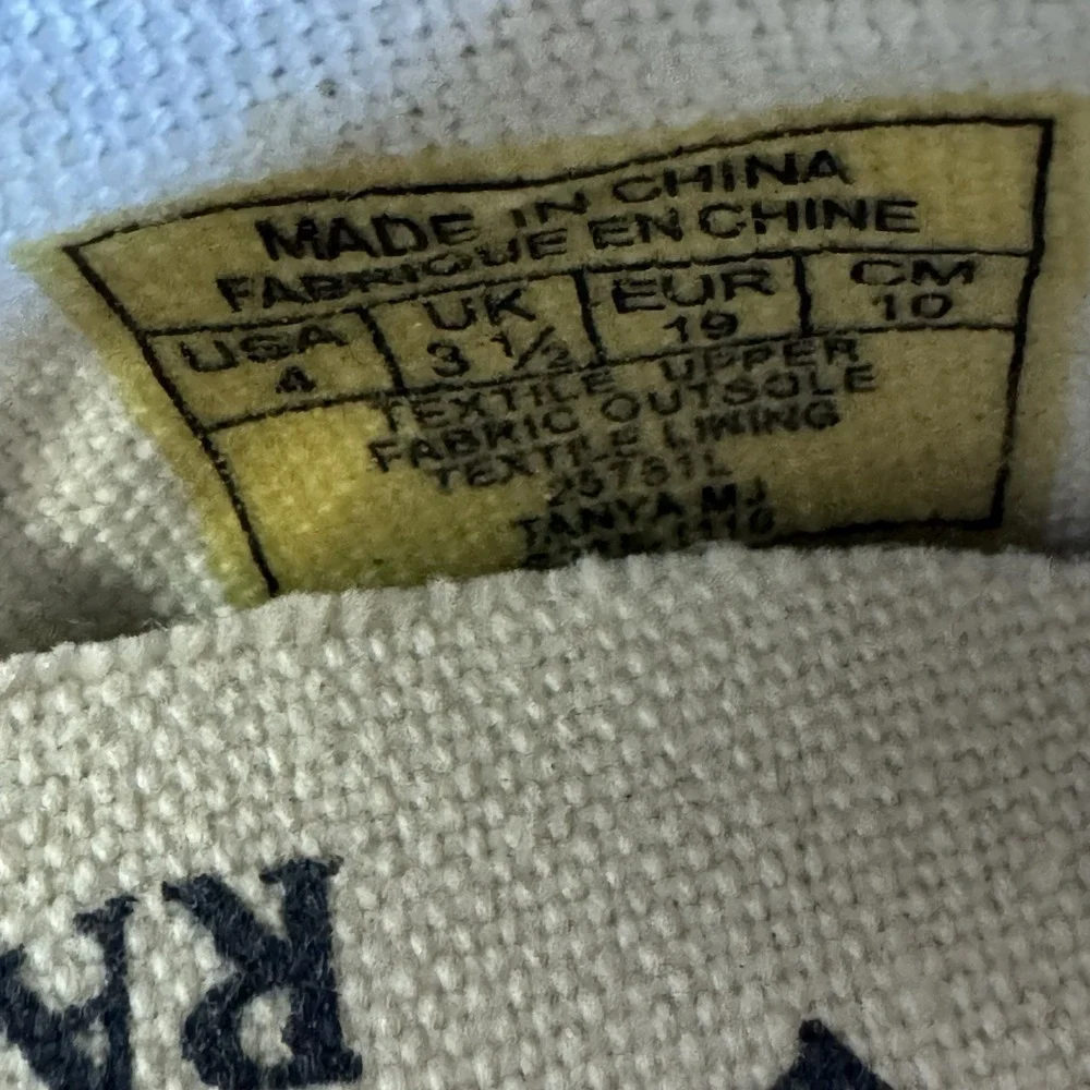 Size 4c - Polo Ralph Lauren Mary Jane Baby's Shoes Blue Canvas